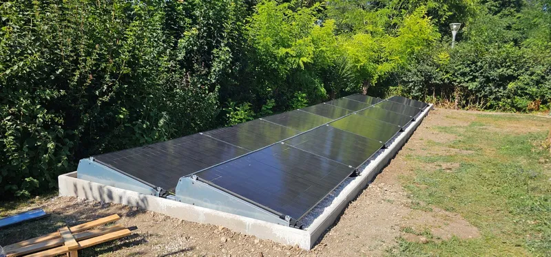 Installation photovoltaïque au sol à Varces