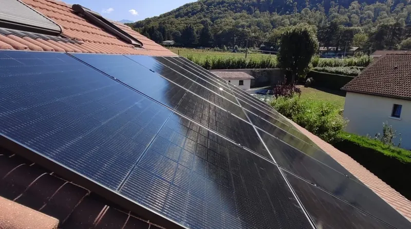 Installation photovoltaïque à Champagnier